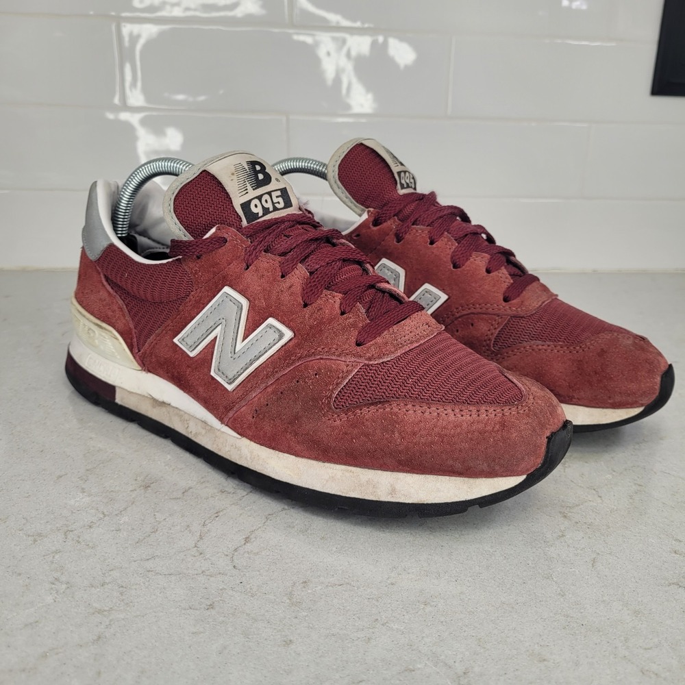 New Balance Burgandy Suede M995 Chbg Mens 8.5